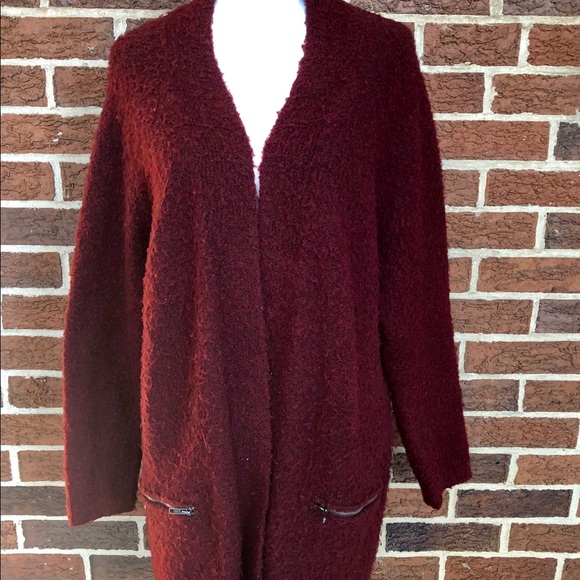 Willow & Clay Sweaters - Willow & Clay Open Front Duster Cardigan Sz L